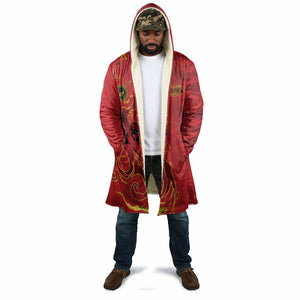 Montford Point Marines Cloak Flame Fire Military Red Camo