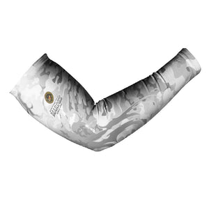 Montford Point Marines Arm Sleeves Flame Fire Military White Camo