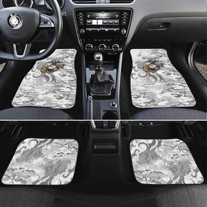 Montford Point Marines Car Mats Flame Fire Military White Camo