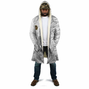 Montford Point Marines Cloak Flame Fire Military White Camo