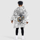 Montford Point Marines Kid Wearable Blanket Hoodie Flame Fire Military White Camo