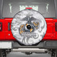 Montford Point Marines Spare Tire Cover Flame Fire Military White Camo