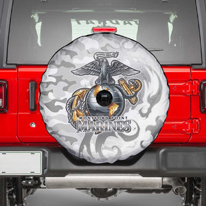 Montford Point Marines Spare Tire Cover Flame Fire Military White Camo