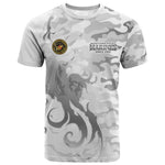 Montford Point Marines T shirt Flame Fire Military White Camo