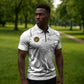 Montford Point Marines Zipper Polo Shirt Flame Fire Military White Camo