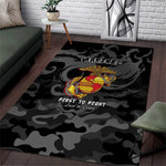 Montford Point Marines Area Rug First To Fight Last to Leave