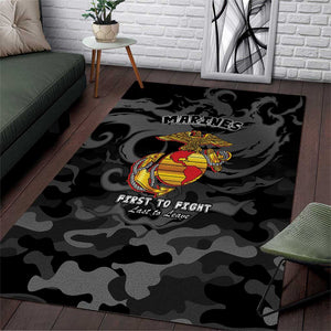 Montford Point Marines Area Rug First To Fight Last to Leave
