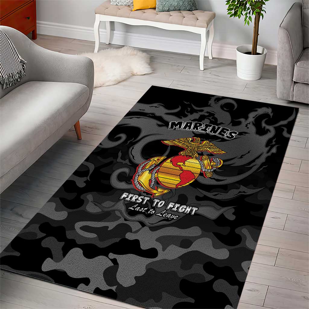 Montford Point Marines Area Rug First To Fight Last to Leave
