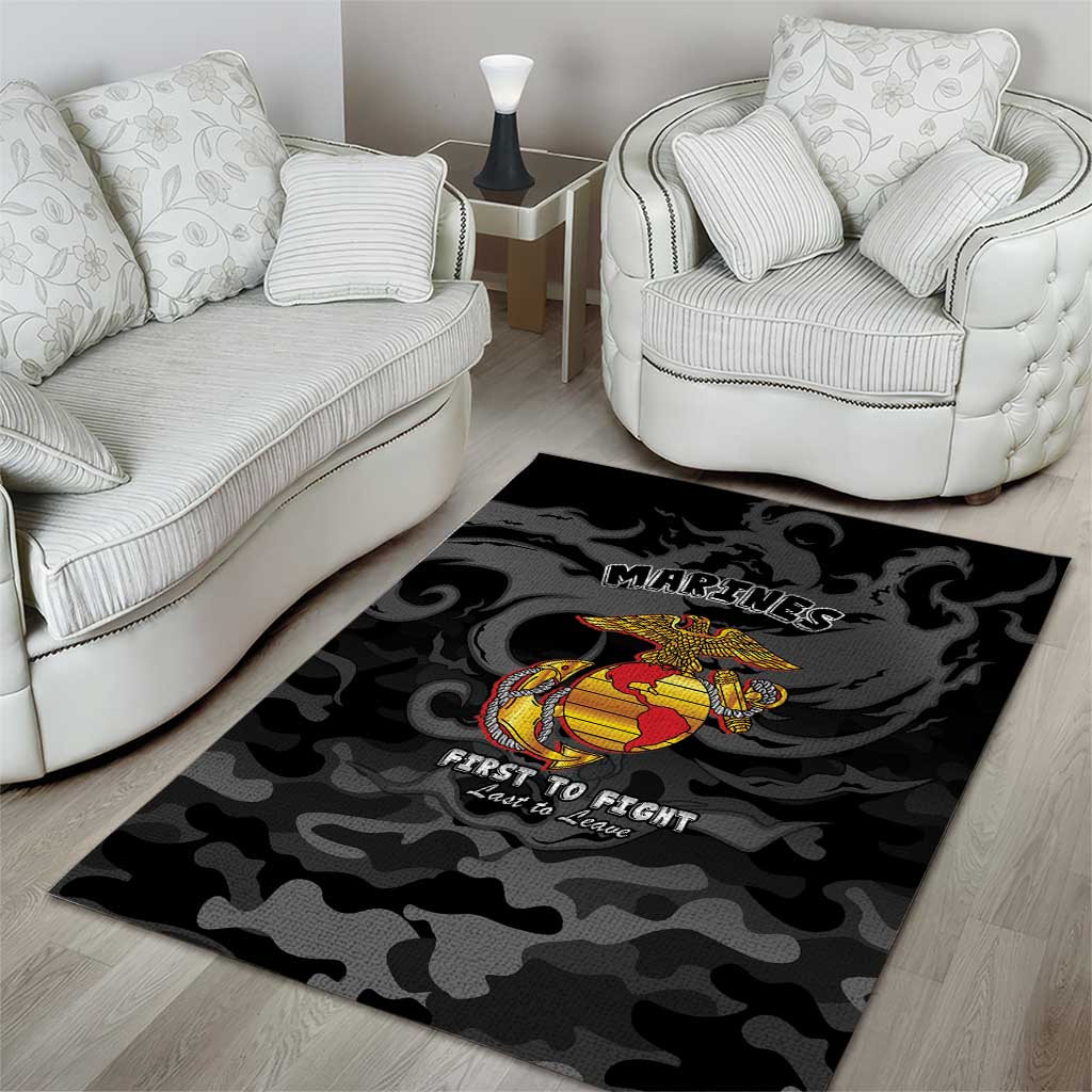 Montford Point Marines Area Rug First To Fight Last to Leave