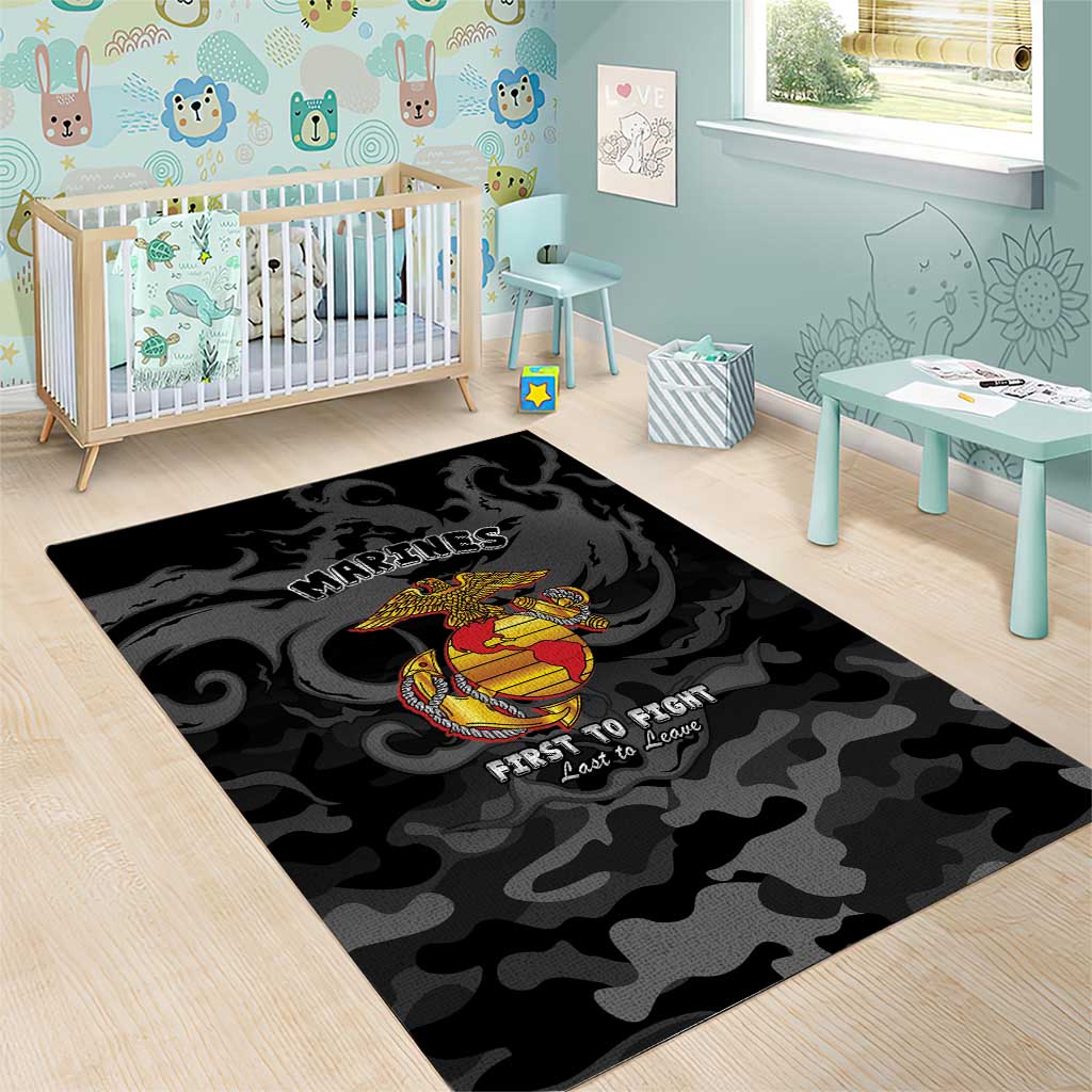Montford Point Marines Area Rug First To Fight Last to Leave
