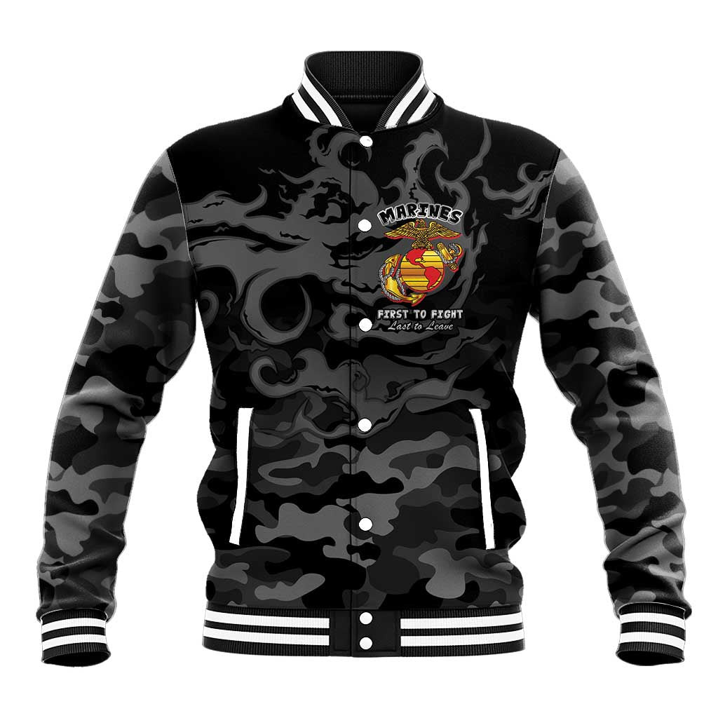 Montford Point Marines Baseball Jacket First To Fight Last to Leave
