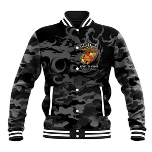 Montford Point Marines Baseball Jacket First To Fight Last to Leave