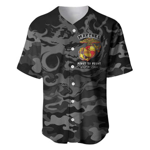 Montford Point Marines Baseball Jersey First To Fight Last to Leave