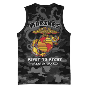 Montford Point Marines Basketball Jersey First To Fight Last to Leave