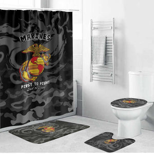 Montford Point Marines Bathroom Set First To Fight Last to Leave