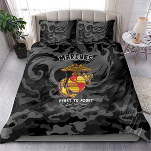 Montford Point Marines Bedding Set First To Fight Last to Leave