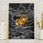 Montford Point Marines Canvas Wall Art First To Fight Last to Leave