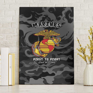 Montford Point Marines Canvas Wall Art First To Fight Last to Leave
