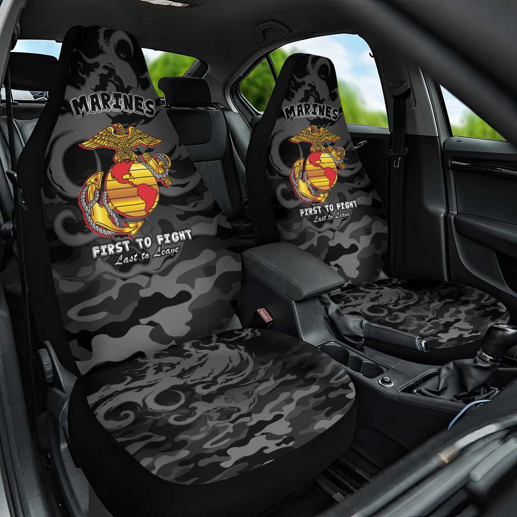 Montford Point Marines Car Seat Cover First To Fight Last to Leave