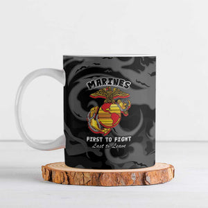 Montford Point Marines Ceramic Mug First To Fight Last to Leave