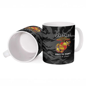 Montford Point Marines Ceramic Mug First To Fight Last to Leave