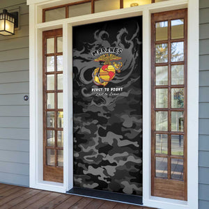 Montford Point Marines Door Cover First To Fight Last to Leave