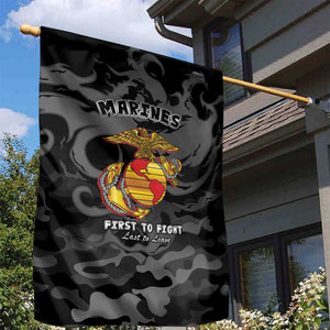 Montford Point Marines Garden Flag First To Fight Last to Leave
