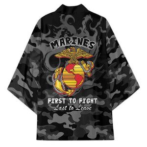 Montford Point Marines Kimono First To Fight Last to Leave