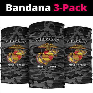 Montford Point Marines Neck Gaiter First To Fight Last to Leave