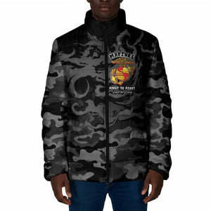 Montford Point Marines Padded Jacket First To Fight Last to Leave