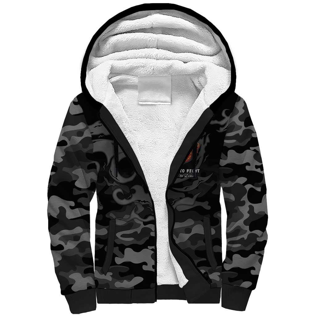 Montford Point Marines Sherpa Hoodie First To Fight Last to Leave