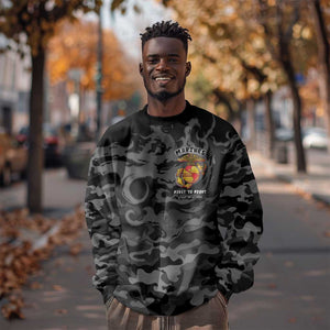 Montford Point Marines Sweatshirt First To Fight Last to Leave