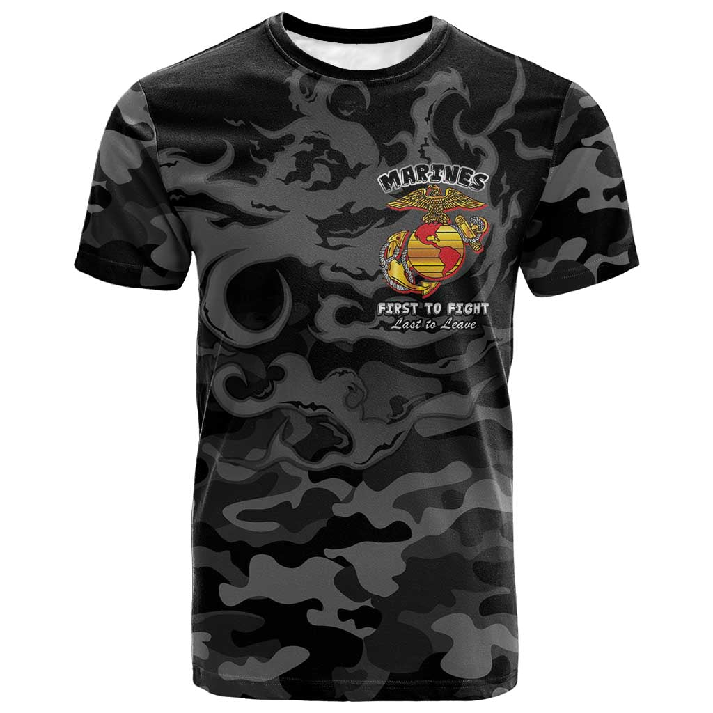 Montford Point Marines T shirt First To Fight Last to Leave