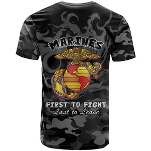 Montford Point Marines T shirt First To Fight Last to Leave
