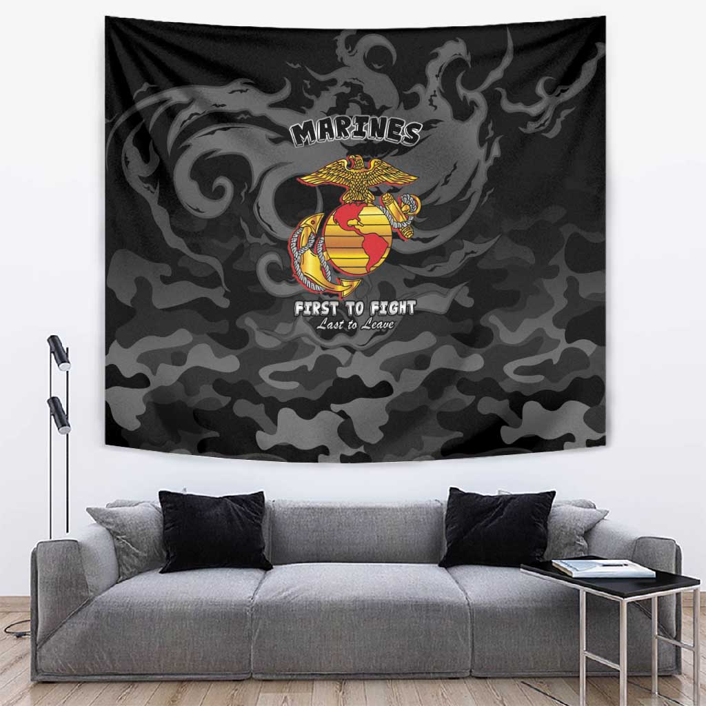 Montford Point Marines Tapestry First To Fight Last to Leave