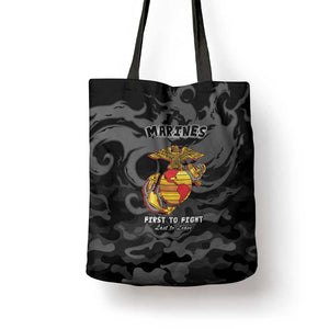 Montford Point Marines Tote Bag First To Fight Last to Leave