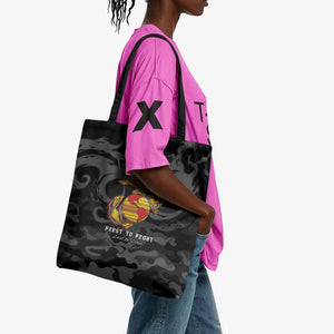 Montford Point Marines Tote Bag First To Fight Last to Leave