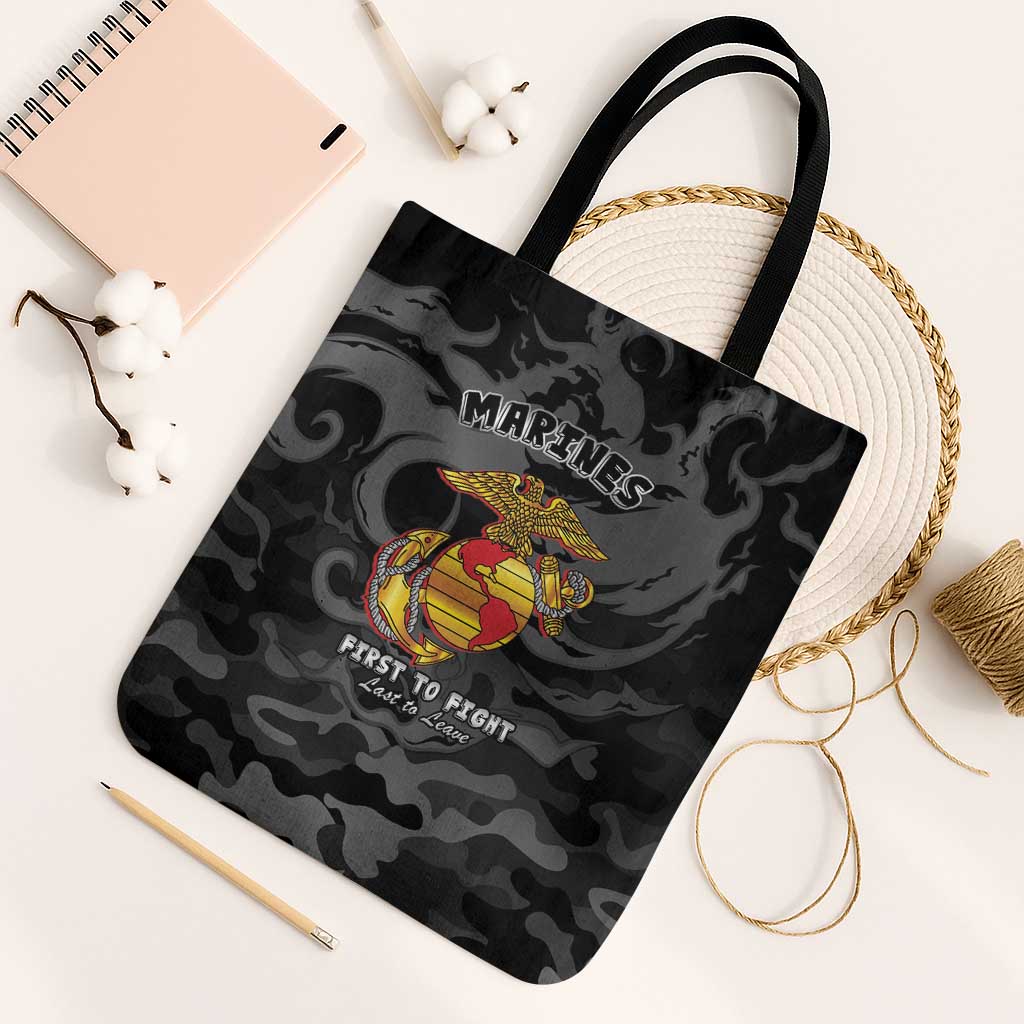 Montford Point Marines Tote Bag First To Fight Last to Leave
