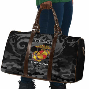 Montford Point Marines Travel Bag First To Fight Last to Leave