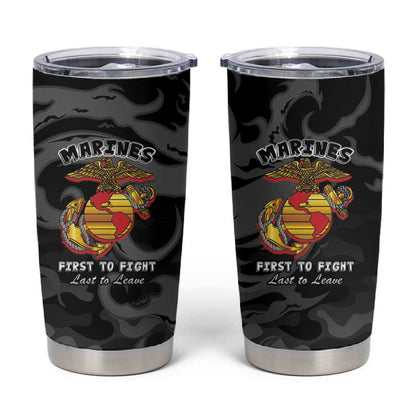 Montford Point Marines Tumbler Cup First To Fight Last to Leave