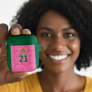 Pink South Africa Cricket Custom AirPods Case African King Proteas Be Way Pink