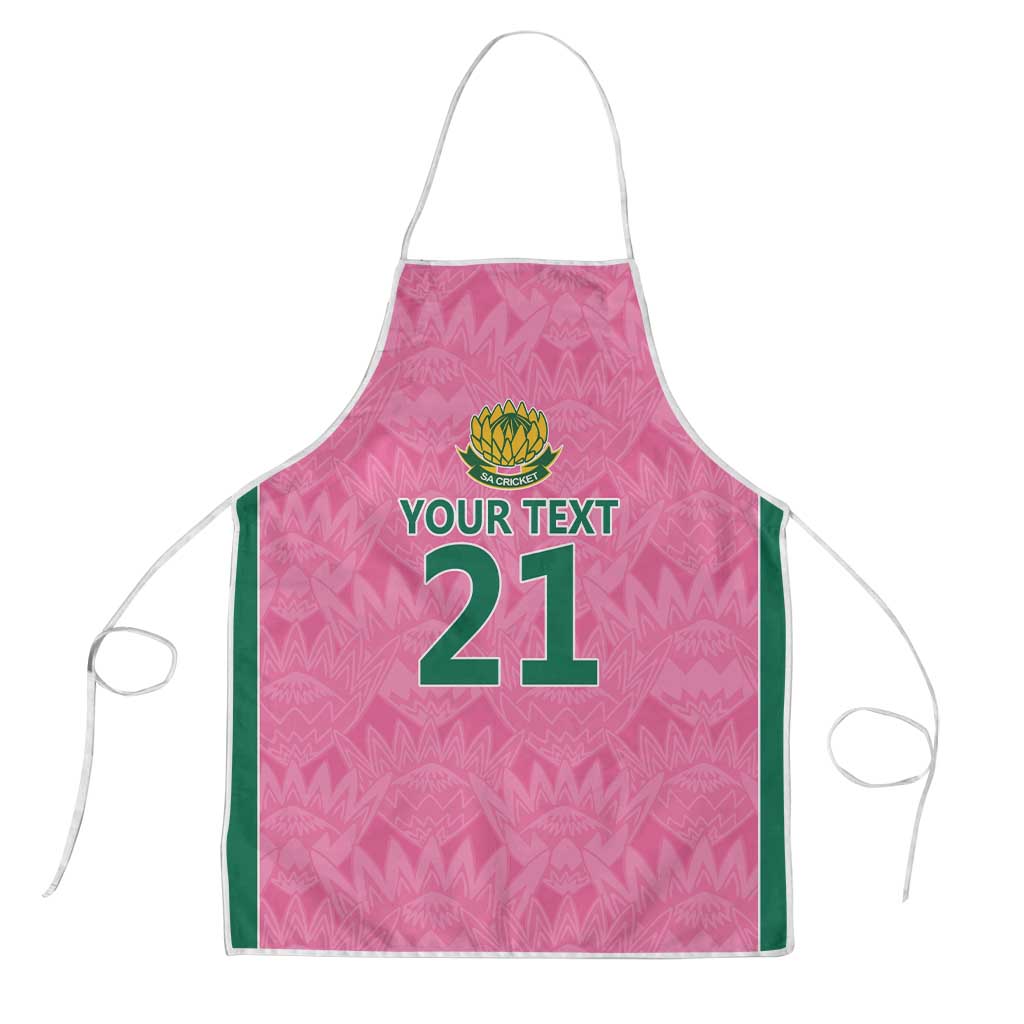 Pink South Africa Cricket Custom Apron African King Proteas Be Way Pink