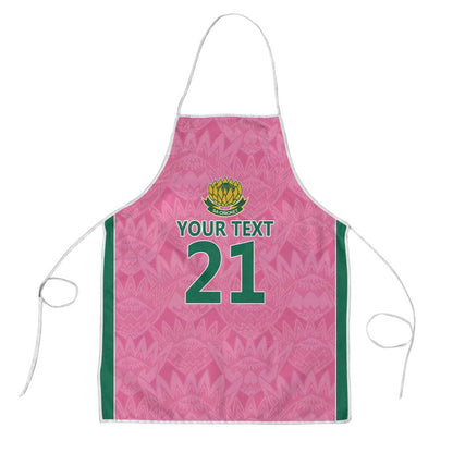 Pink South Africa Cricket Custom Apron African King Proteas Be Way Pink