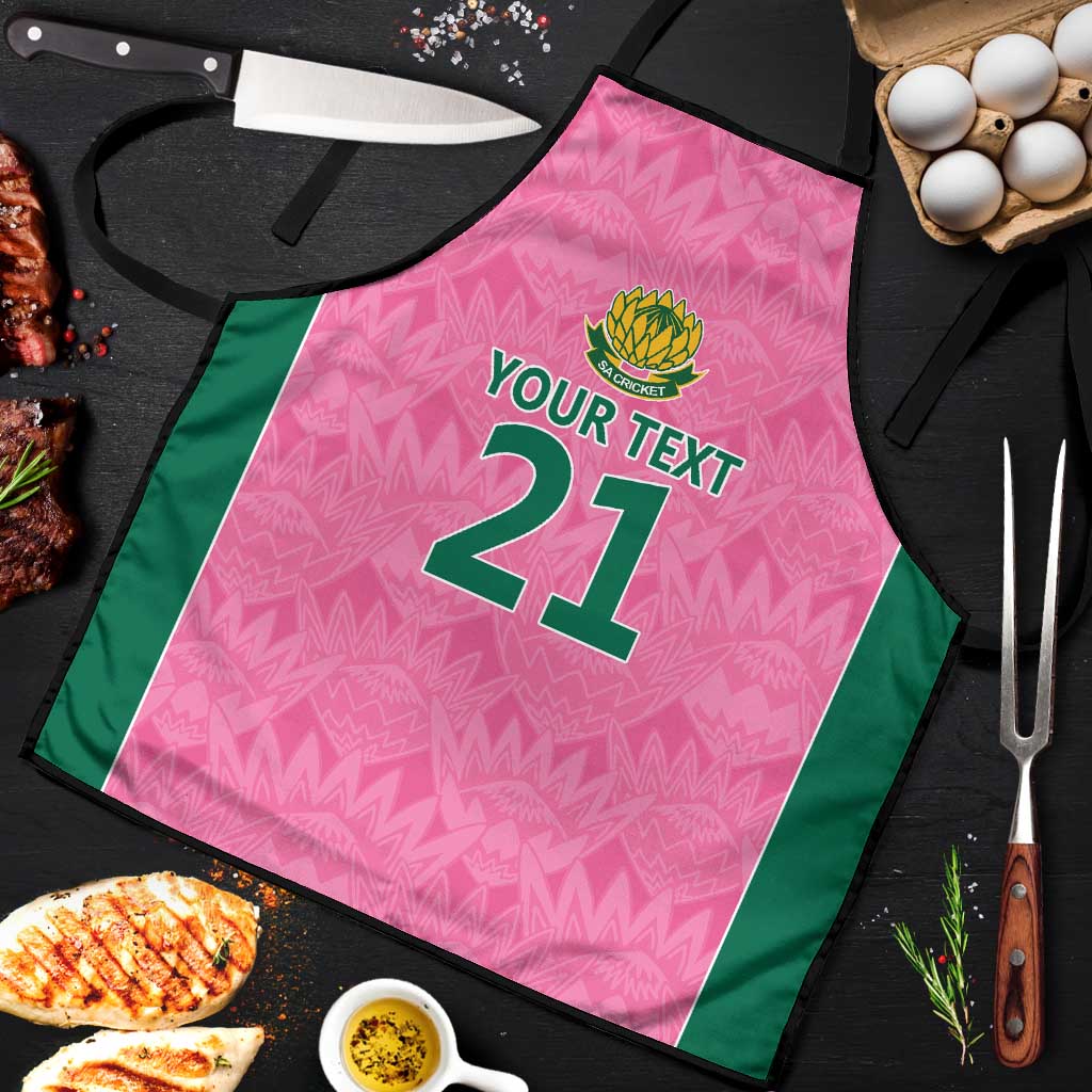 Pink South Africa Cricket Custom Apron African King Proteas Be Way Pink