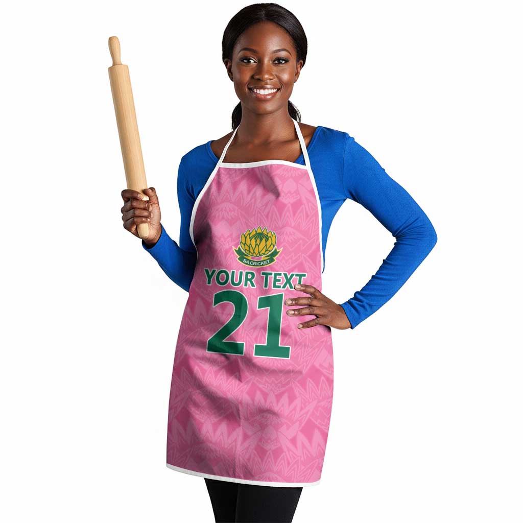 Pink South Africa Cricket Custom Apron African King Proteas Be Way Pink