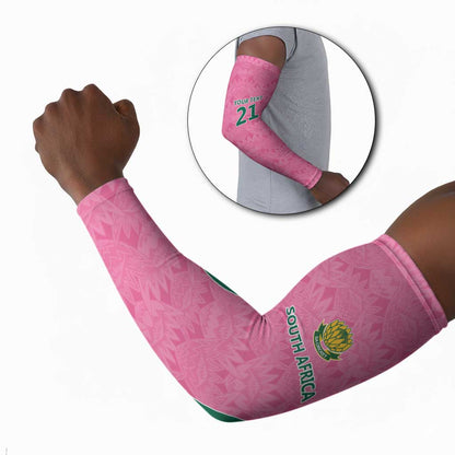 Pink South Africa Cricket Custom Arm Sleeves African King Proteas Be Way Pink