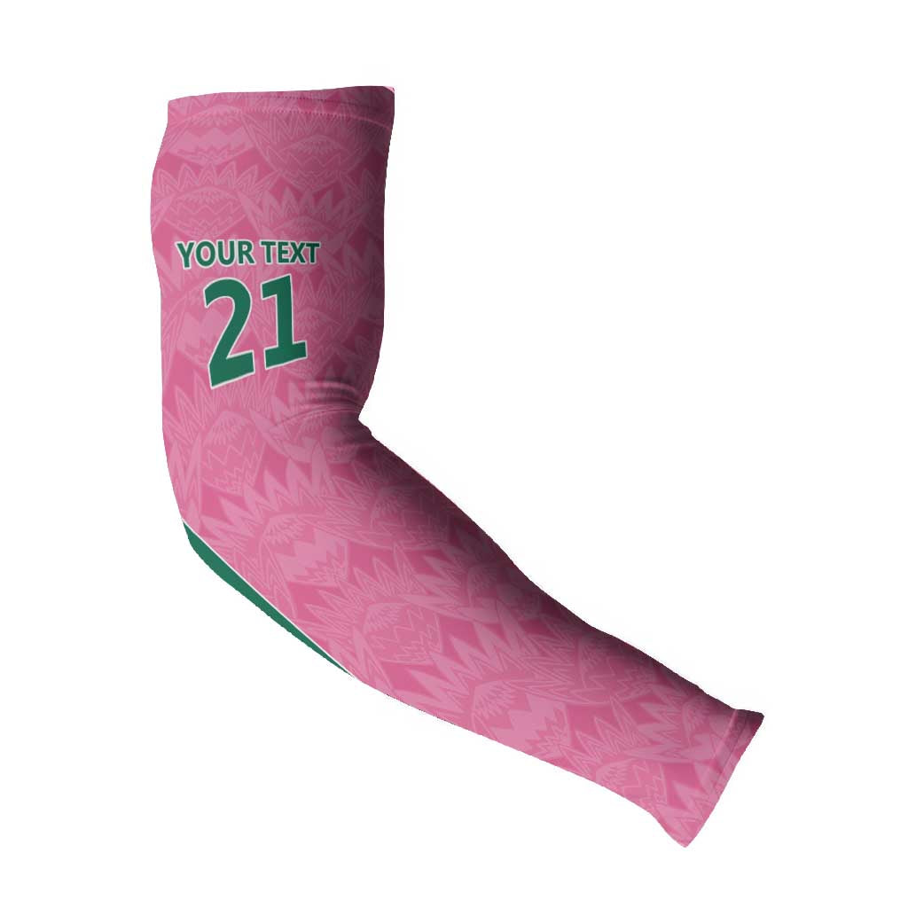 Pink South Africa Cricket Custom Arm Sleeves African King Proteas Be Way Pink