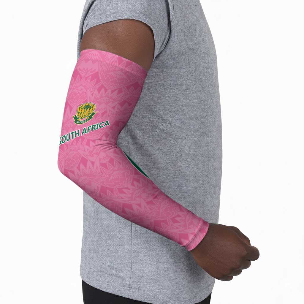 Pink South Africa Cricket Custom Arm Sleeves African King Proteas Be Way Pink