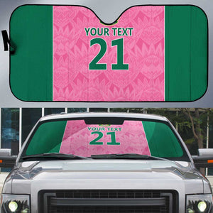 Pink South Africa Cricket Custom Auto Sun Shade African King Proteas Be Way Pink
