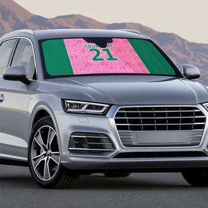 Pink South Africa Cricket Custom Auto Sun Shade African King Proteas Be Way Pink